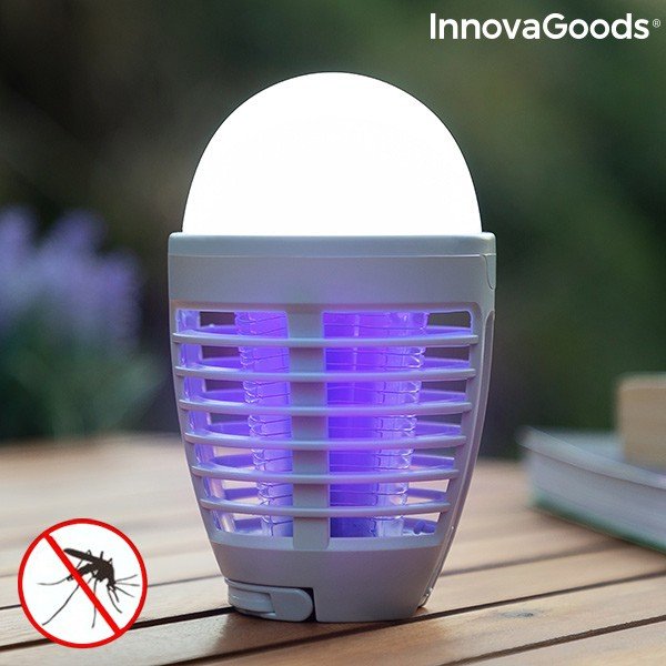 Lanterna per zanzare ricaricabile 2 in 1 - InnovaGoods-image-1