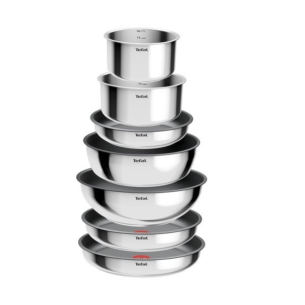 Set di pentole in alluminio 15 pezzi INGENIO Cook Eat L881SF04 - Tefal-image-2