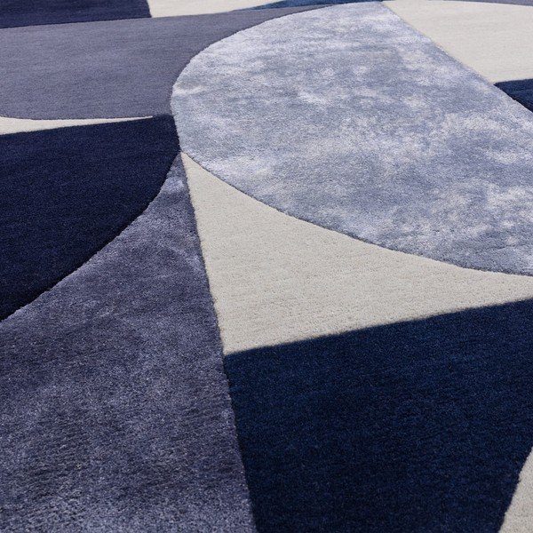 Tappeto in lana blu scuro 160x230 cm Indigo - Asiatic Carpets-image-2