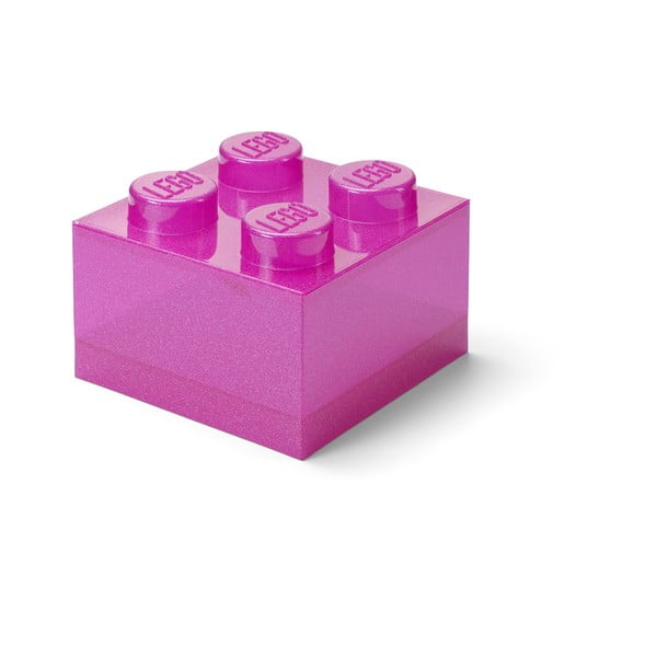 Scatola per bambini rosa in plastica 25x25x18 cm – LEGO®-image-4