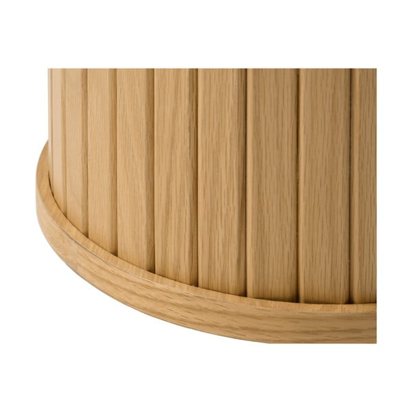 Tavolino rotondo in rovere ø 50 cm Nola - Unique Furniture-image-2