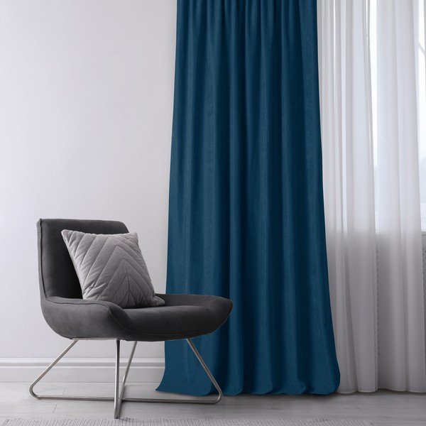 Tenda blu scuro 140x300 cm Milana - Homede-image-1