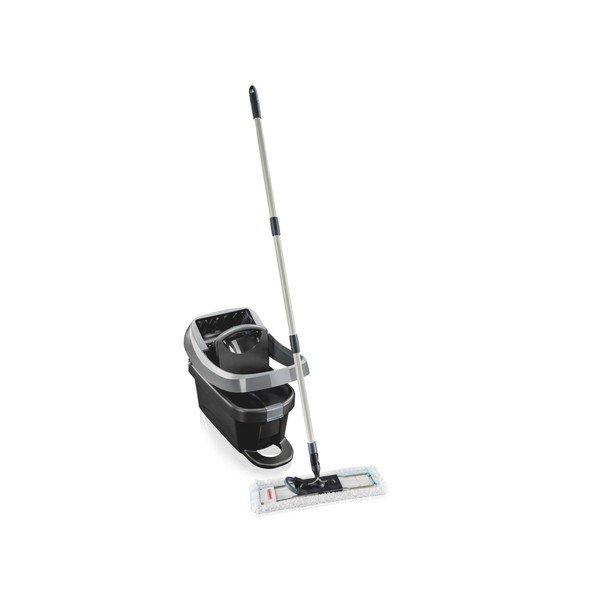 Mop con secchio con panno a rotante Profi XL Mobile Black – LEIFHEIT