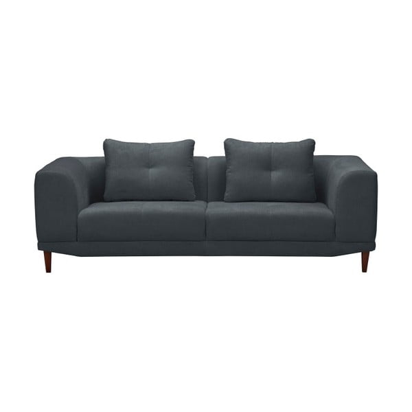 Tmavě šedá trojmístná pohovka Windsor & Co Sofas Sigma