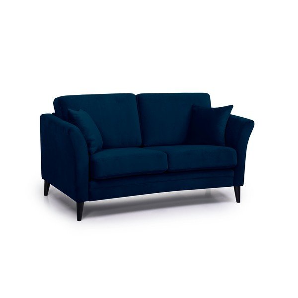 Divano in velluto blu scuro 165 cm Eden - Scandic-image-2