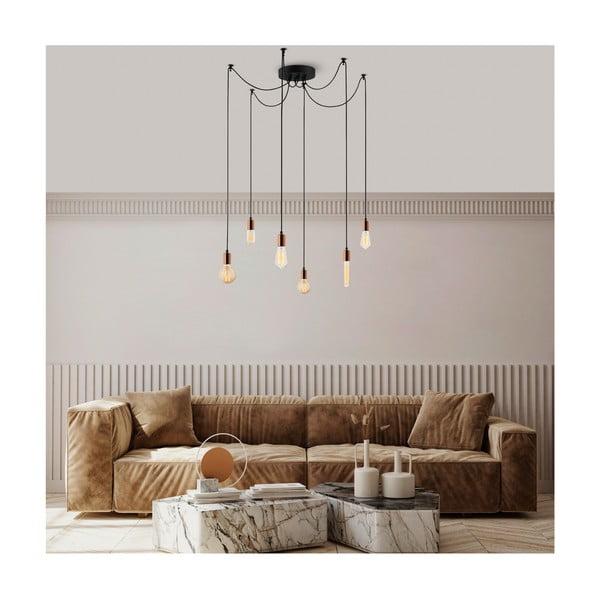 Lampadario color rame Kabluni – Opviq lights-image-3