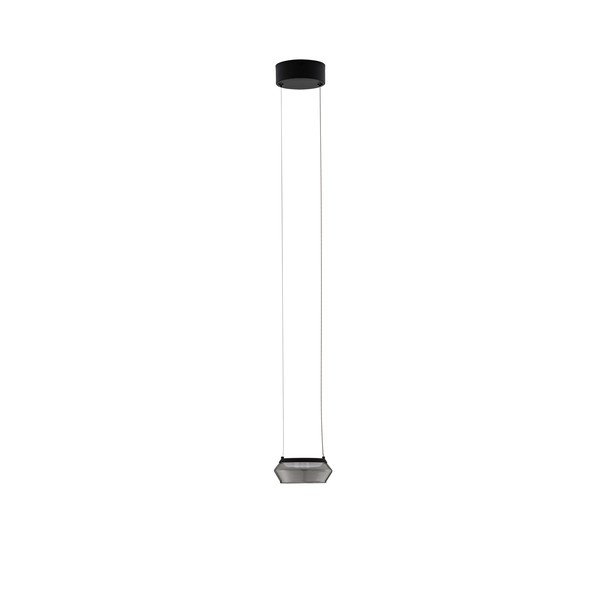 Lampadario LED nero opaco in vetro ø 14 cm Jailyn – Nova Luce