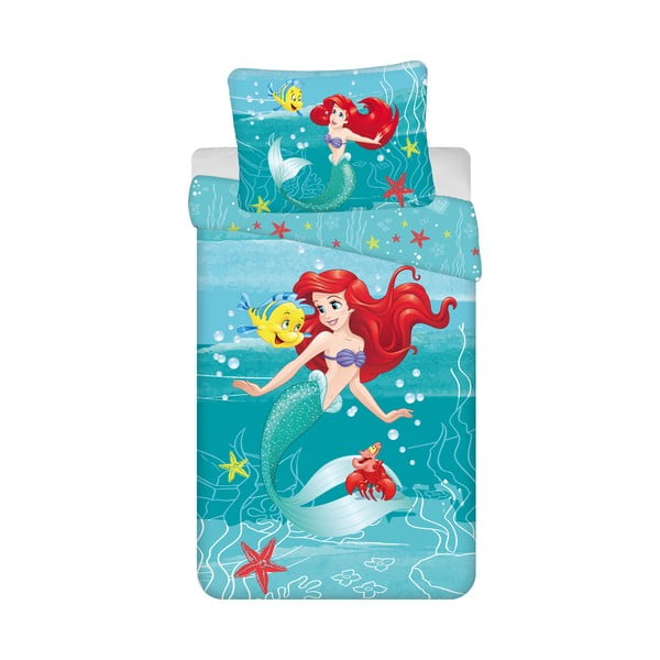 Biancheria da letto per bambini in cotone per letto singolo 140x200 cm Ariel Friends - Jerry Fabrics