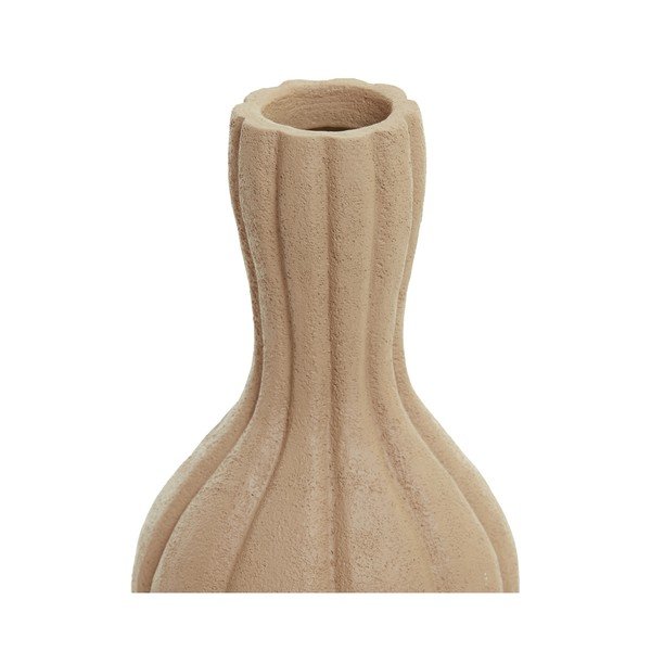 Vaso in poliresina beige Zucca - Light & Living-image-3