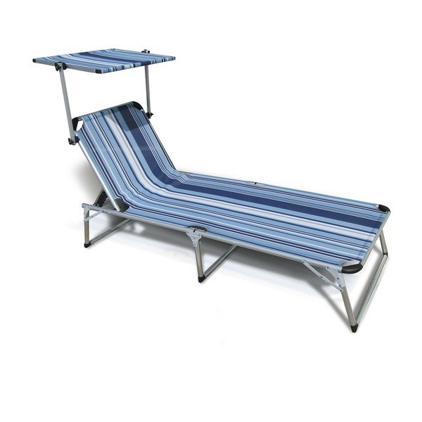 Modré zahradní lehátko Crido Consulting Sunbed