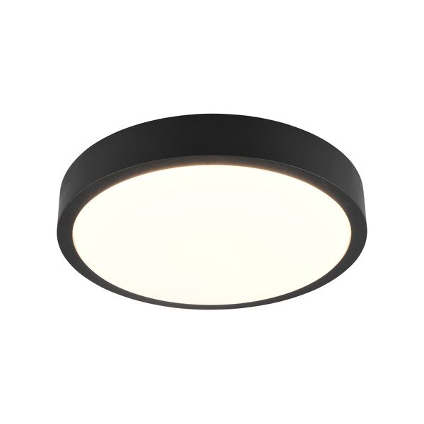 Apparecchio a soffitto LED nero ø 40 cm Iseo - Trio-image-1