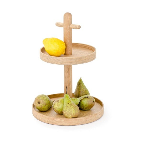 Vassoio di servizio in legno di quercia - Wireworks-image-1