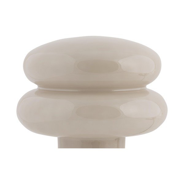 Lampada da tavolo beige in vetro (altezza totale 24 cm) Incesante – Leitmotiv-image-2