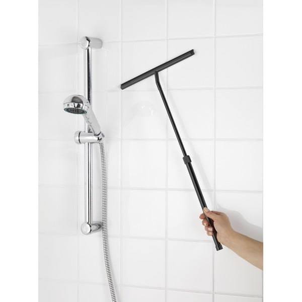 Spatola telescopica nera per finestre - Wenko-image-1