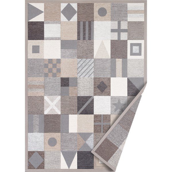 Tappeto per bambini marrone e beige 200x140 cm Laeva - Narma