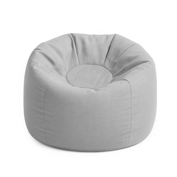 Pouf a sacco per bambini grigio chiaro Outzy – Meowbaby