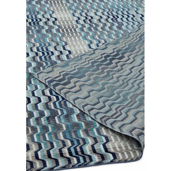 Tappeto blu Wave, 160 x 230 cm Wave - Asiatic Carpets-image-1