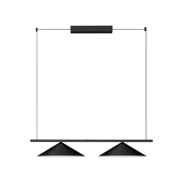 Lampadario LED nero opaco in alluminio Lui – Nova Luce