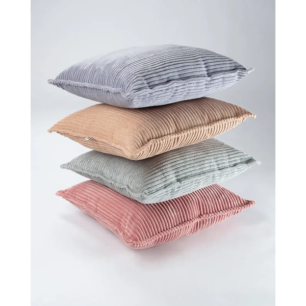 Cuscino per divano da bambini rosa con rivestimento in velluto a coste Bolster – Wigiwama-image-3