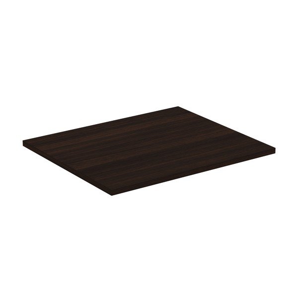Piano sottolavabo marrone scuro in rovere 60x51 cm i.Life B - Ideal Standard-image-1