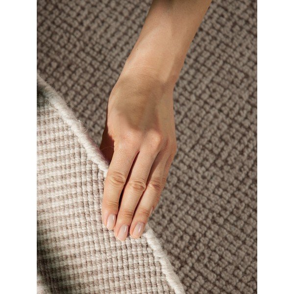 Tappeto rotondo color crema in lana tessuto a mano ø 200 cm Greenwich – Ted Baker-image-3