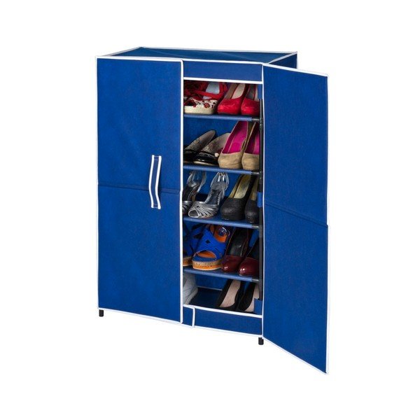 Scarpiera blu per 15 paia di scarpe Ocean Air - Wenko-image-3