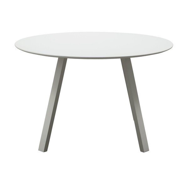 Tavolo da pranzo da giardino rotondo in metallo ø 120 cm Auke – WOOOD-image-2