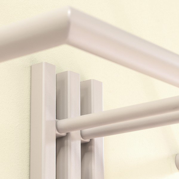 Attaccapanni da parete grigio tortora in acciaio 65 cm Senza – Spinder Design-image-3