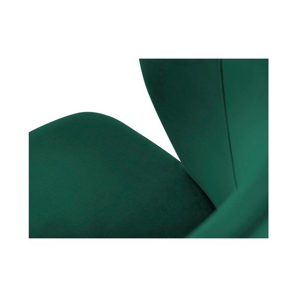 Sedia da pranzo verde bottiglia con rivestimento in velluto Elpis - Windsor & Co Sofas-image-3
