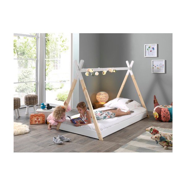 Letto bianco per bambini , 90 x 200 cm Tipi - Vipack-image-3