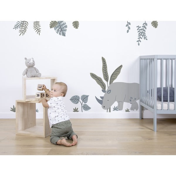 Foglio adesivo 90x64 cm Rhinoceros - Lilipinso-image-1