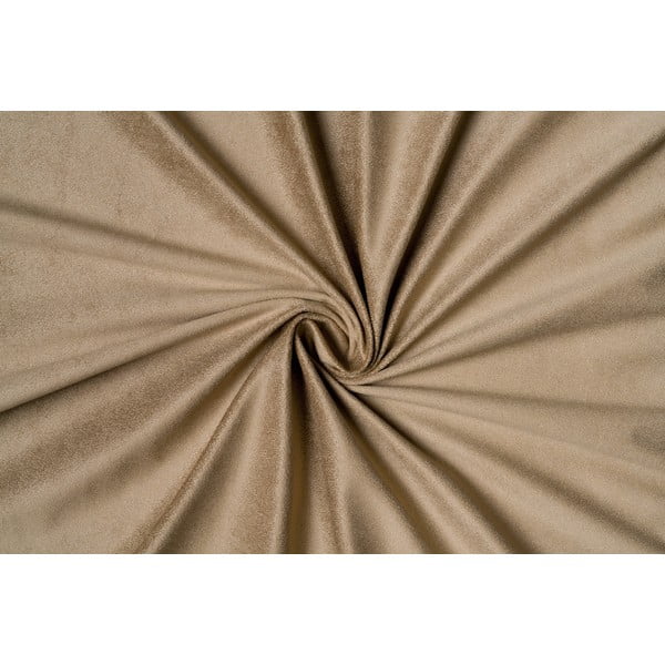 Tenda in velluto beige 140x260 cm Novara - Mendola Fabrics-image-1