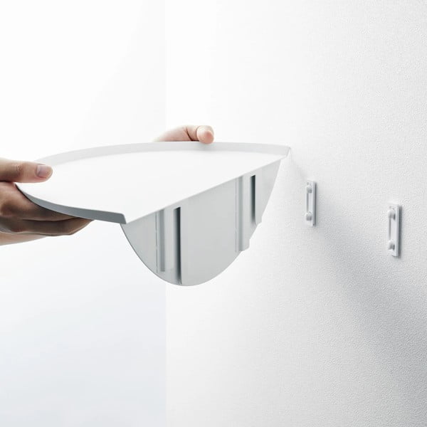 Mensola in metallo bianca 40 cm Tower - YAMAZAKI-image-4