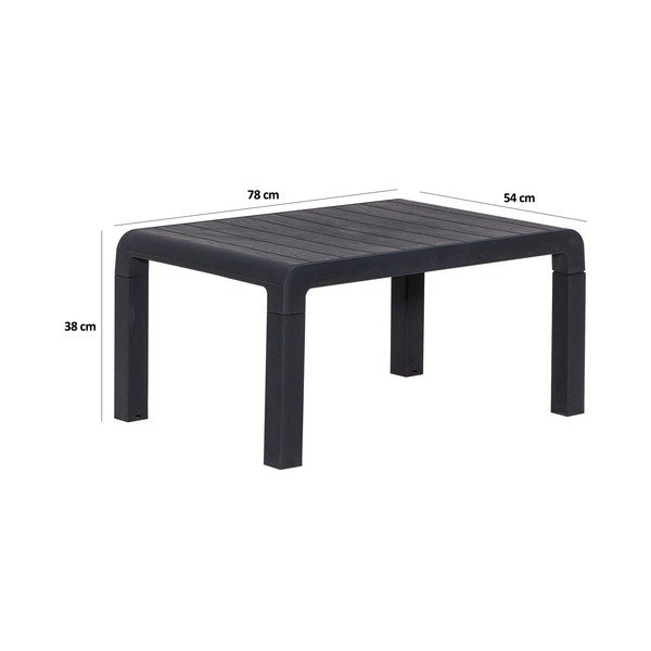 Set da giardino antracite per 2 persone Lara - Floriane Garden-image-4