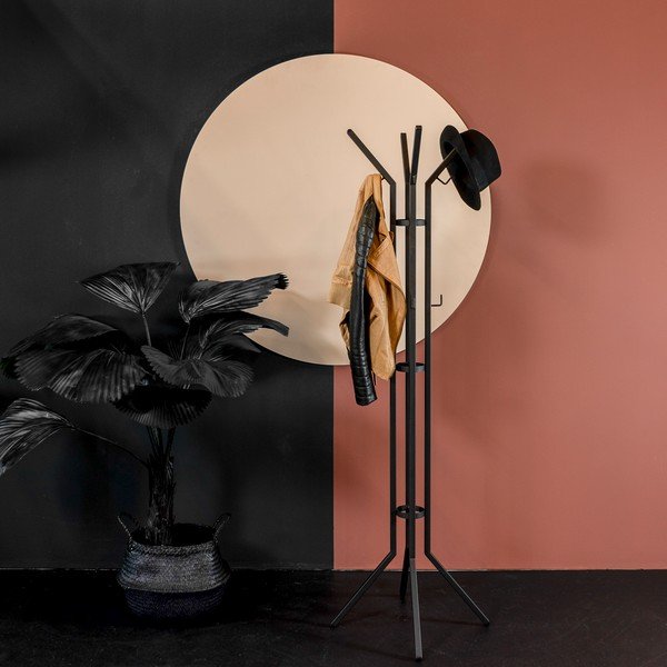 Appendiabiti nero in metallo 50x170 cm Jaimy – Spinder Design-image-3