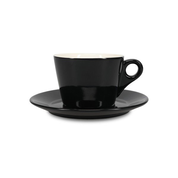 Tazzina da latte nera in porcellana 280 ml Barista – BonBistro-image-2
