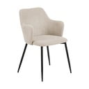 Set di sedie da pranzo color crema in imbottito 2 pz Ilsa – Actona