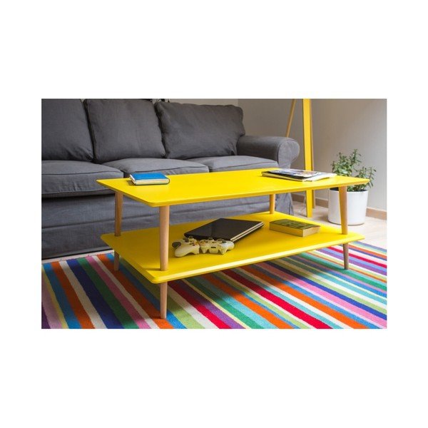 Tavolino bianco con base ribassata KORO Koro - Ragaba-image-2