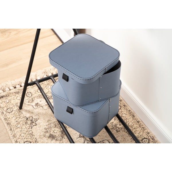 Scatole di cartone con coperchio in set da 2 pezzi Ludvig - Bigso Box of Sweden-image-2