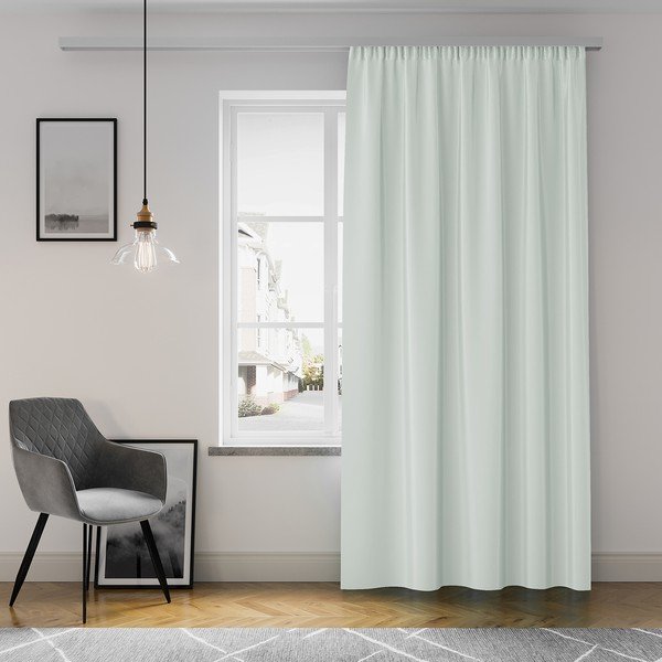 Tenda a pieghe grigio chiaro, 140 x 250 cm Oxford - AmeliaHome-image-1