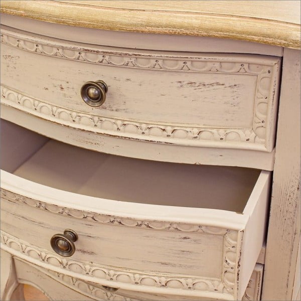 Comodino color crema Clarisse – Bizzotto-image-4