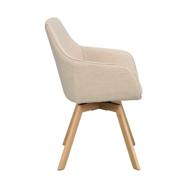 Set di sedie da pranzo beige in imbottito 2 pz Alison – Rowico-image-2