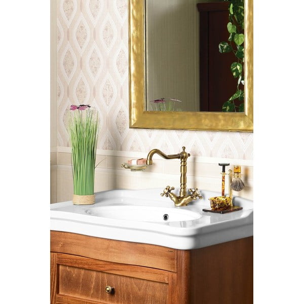 Rubinetto per lavandino color bronzo verticale Antea – Sapho-image-3