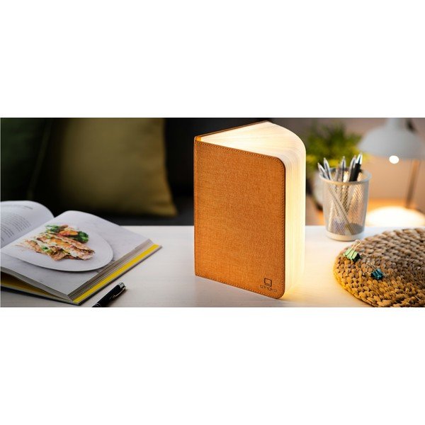 Lampada da tavolo con paralume in tessuto (altezza totale 2,5 cm) Harmony – Gingko-image-3