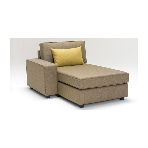 Poltrona lounge marrone con schienale a sinistra Felicity - Balcab Home