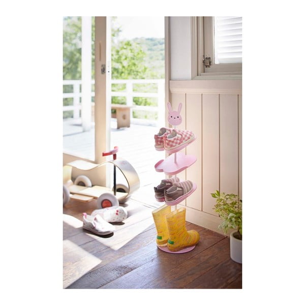 Scarpiera rosa per bambini Scarpiera per bambini Kid's Shoe Rack - YAMAZAKI-image-1