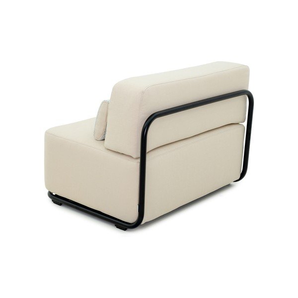 Modulo divano da giardino beige (parte centrale) Straw - Sit Sit-image-4