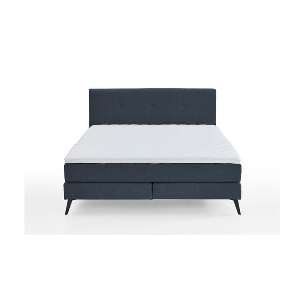 Letto boxspring blu scuro 180x200 cm ANCONA – Meise Möbel-image-3