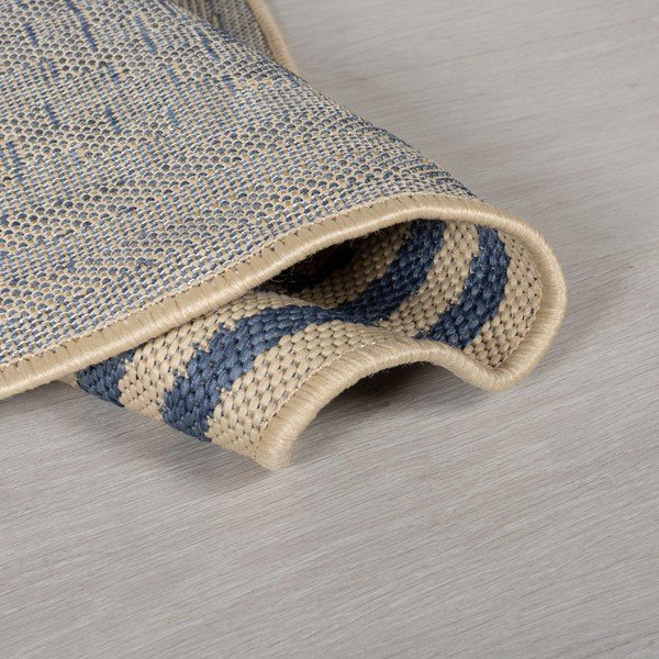 Tappeto rotondo per esterni blu/beige ø 160 cm Moretti - Flair Rugs-image-4
