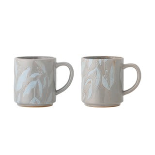 Set di tazze grige in gres 2 pz da 350 ml Aurora - Bloomingville